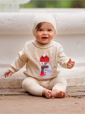 Feltman Brothers 12 months Snowman Knit Set